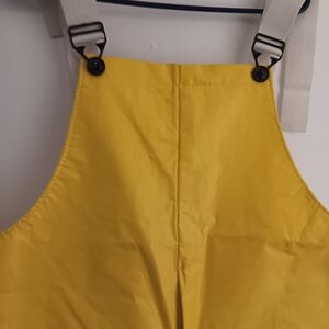 Yellow Rain Jacket And Bib Overalls Set Mens Size Large